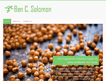 Tablet Screenshot of bencsolomon.com